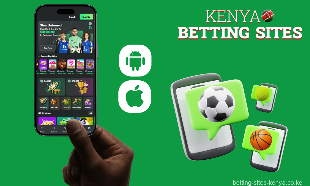 Mobile betting apps in Kenya provide fast, secure and convenient access to all markets and live betting, offering notifications, traffic savings and exclusive promotions