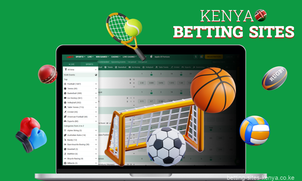 Betting sites in Kenya mainly focus on football and its popular markets, but basketball, tennis, cricket, e-sports and other sports are also actively developing, with a wide range of betting options available
